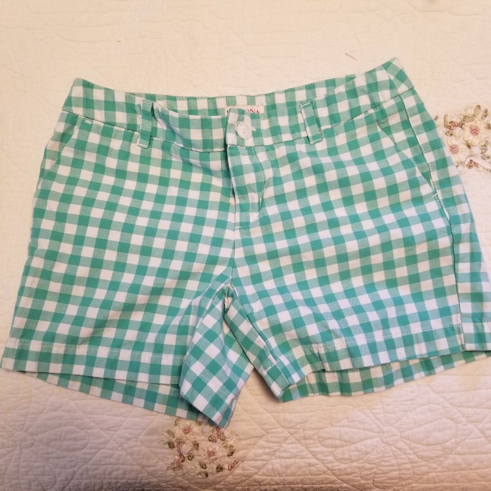 Merona Plaid Green Shorts 2